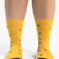 WOMENS HEART BEES BAMBOO SOCK