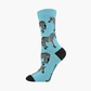 WOMENS ZEBRA BAMBOO SOCK