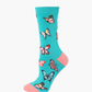 WOMENS FLUTTERS BAMBOO SOCK