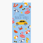 MENS BEACH VIBES BAMBOO SOCK CARD