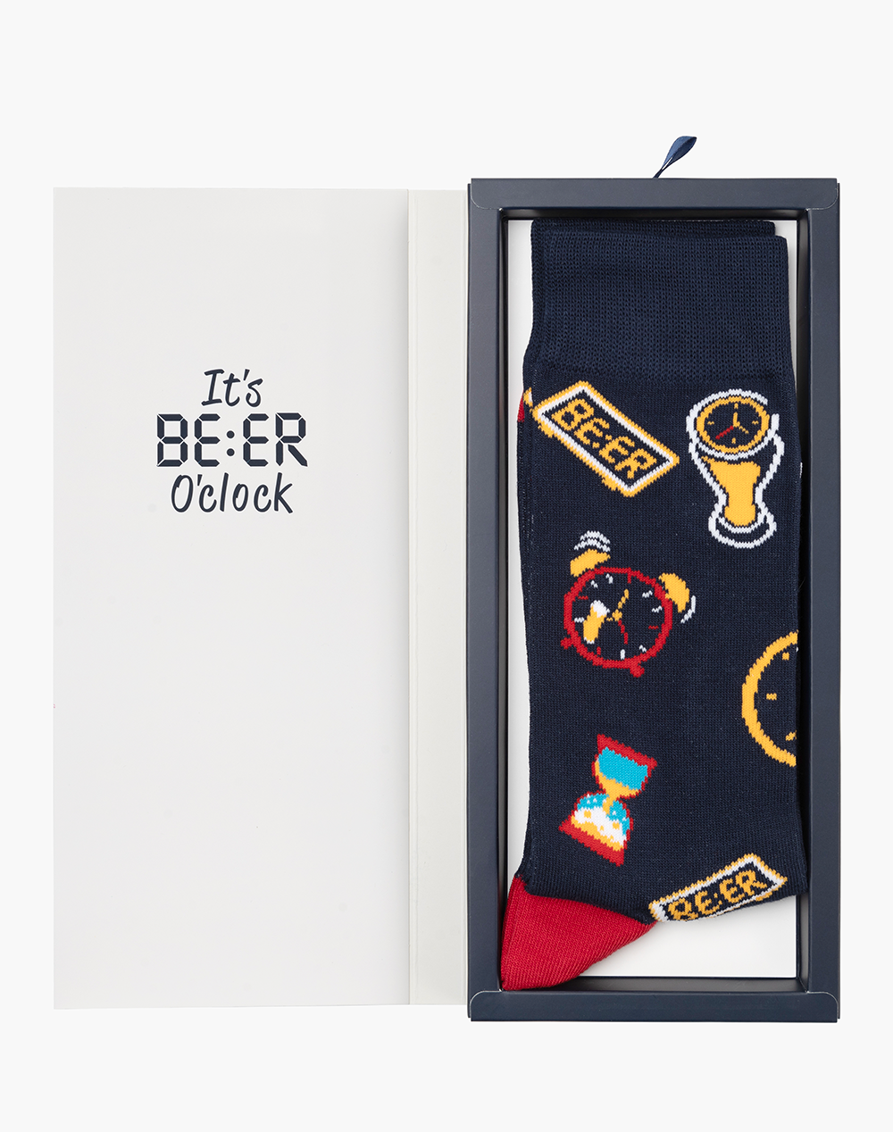 MENS BEER O'CLOCK BAMBOO SOCK CARD