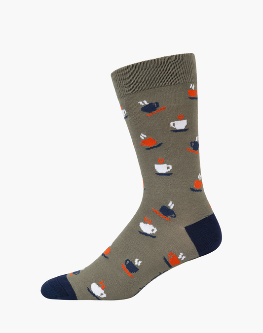 MENS CAFFEINE HIT BAMBOO SOCK