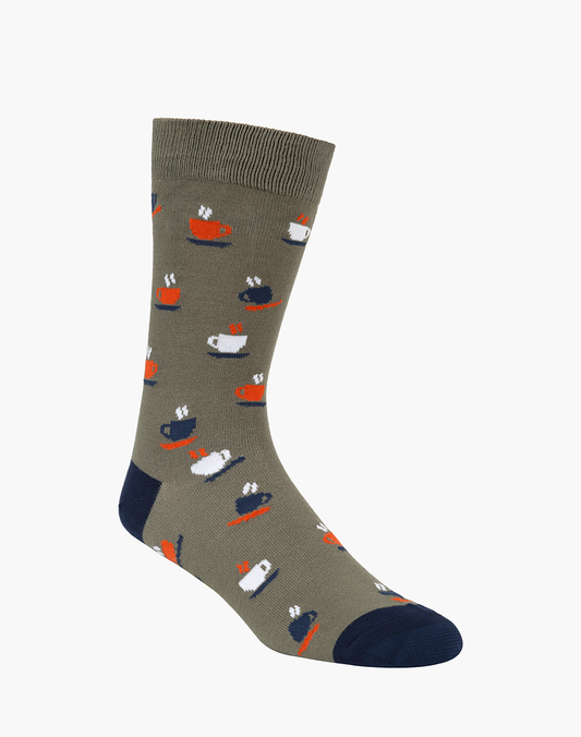 MENS CAFFEINE HIT BAMBOO SOCK