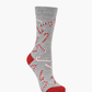 WOMENS CHRISSY CANES BAMBOO SOCK