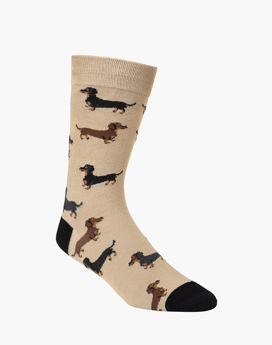 MENS DASH PUPS BAMBOO SOCK