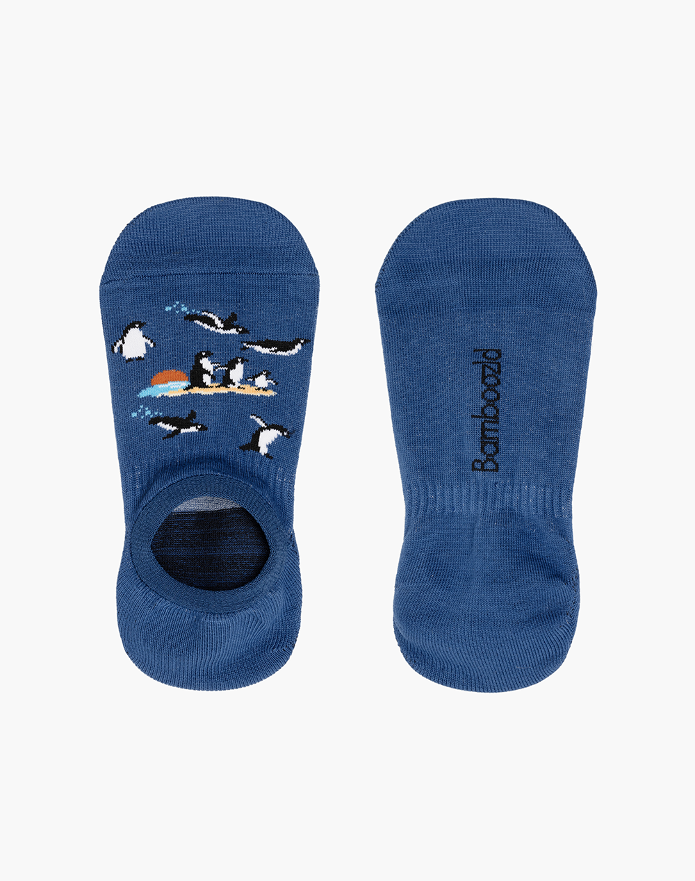 MENS LITTLE PENGUINS FOOTLET BAMBOO SOCK