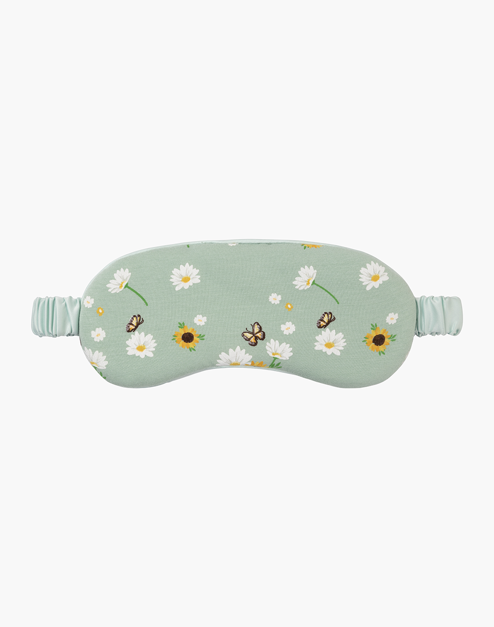 LUXE BAMBOO JERSEY FLOWERS SLEEP MASK