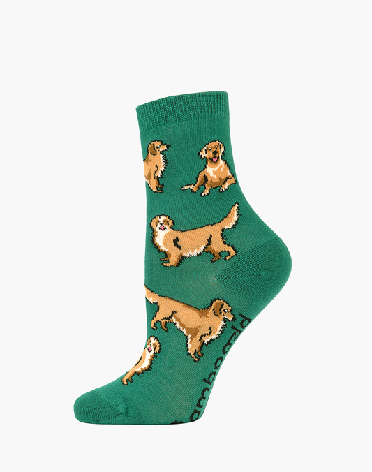 KIDS GOLDEN DOGS BAMBOO SOCK