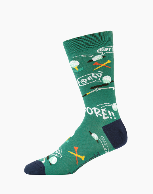 MENS GOLF FORE BAMBOO SOCK