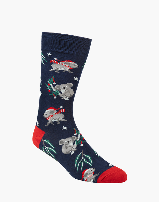 MENS CHRISSY GUMLEAF KOALA BAMBOO SOCK