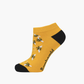 WOMENS HEART BEES BAMBOO PED SOCK