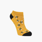 WOMENS HEART BEES BAMBOO PED SOCK