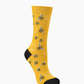 WOMENS HEART BEES BAMBOO SOCK