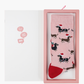 WOMENS HO HO HO DASH BAMBOO SOCK CARD