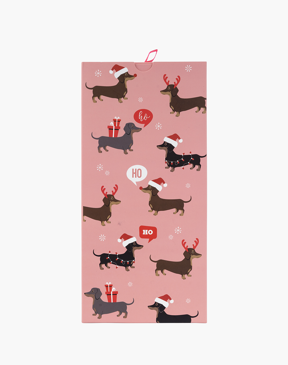 WOMENS HO HO HO DASH BAMBOO SOCK CARD