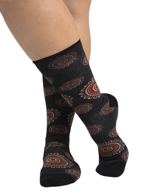 WOMENS NATIVE AUSTRALIAN CAMPFIRE BAMBOO SOCK