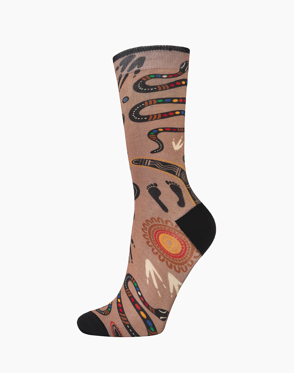 WOMENS NATIVE AUSTRALIAN DREAMTIME BAMBOO SOCK