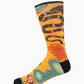 MENS NATIVE AUSTRALIAN RAINBOW SERPENT BAMBOO SOCK