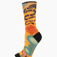 WOMENS NATIVE AUSTRALIAN RAINBOW SERPENT BAMBOO SOCK