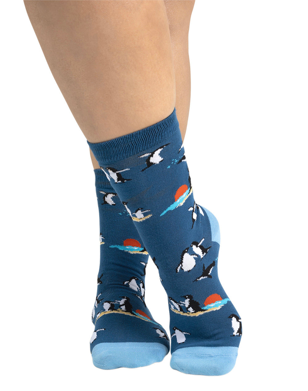 WOMENS LITTLE PENGUINS BAMBOO SOCK