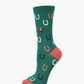 WOMENS LUCKY DAY HORSESHOE BAMBOO SOCK