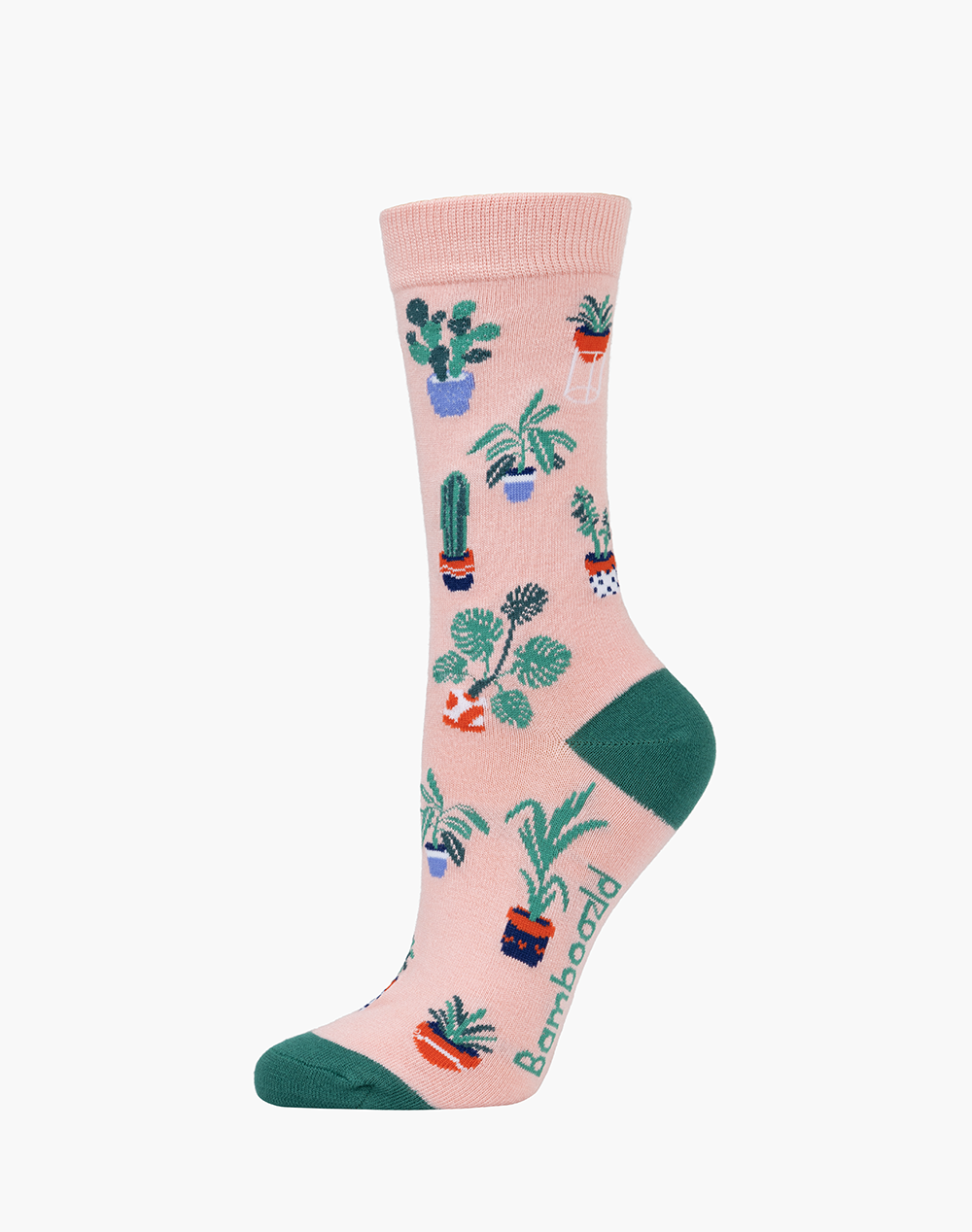 WOMENS POT PLANTS BAMBOO SOCK