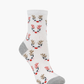 KIDS REINDEER FACES BAMBOO SOCK