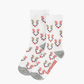 KIDS REINDEER FACES BAMBOO SOCK