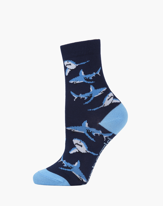 KIDS JAWS BAMBOO SOCK