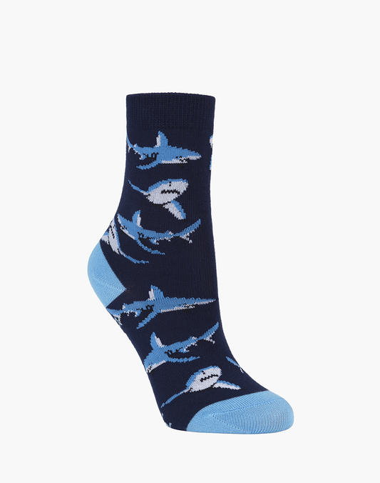 KIDS JAWS BAMBOO SOCK