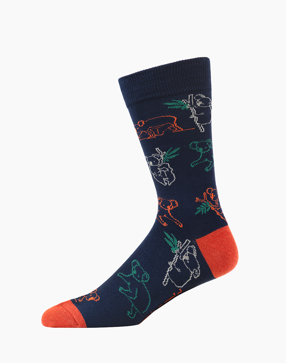 MENS SKETCH KOALAS BAMBOO SOCK