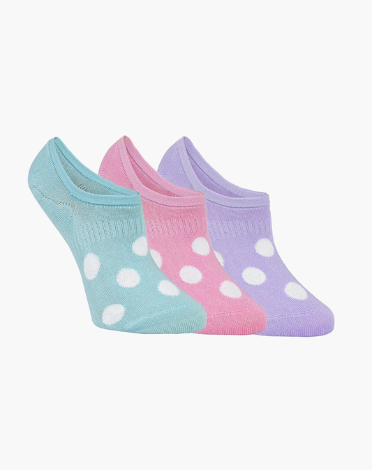 WOMENS SPOTS 3PK BAMBOO SECRET SOCKS