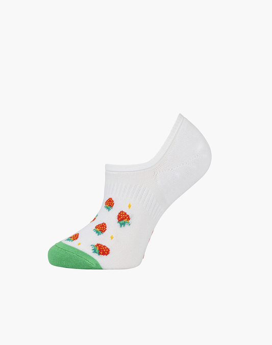 WOMENS STRAWBERRIES BAMBOO SECRET SOCK