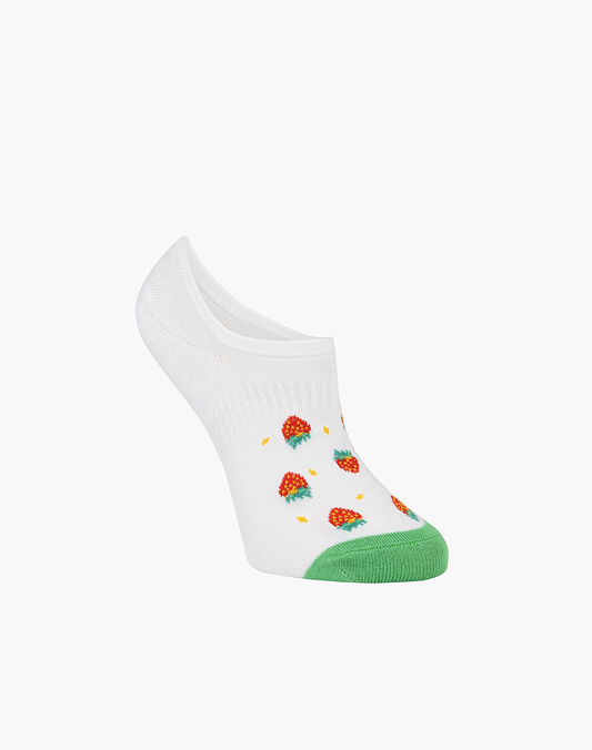 WOMENS STRAWBERRIES BAMBOO SECRET SOCK