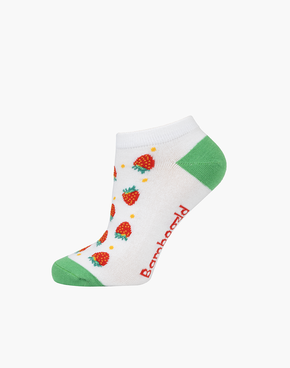 WOMENS STRAWBERRIES BAMBOO PED SOCK