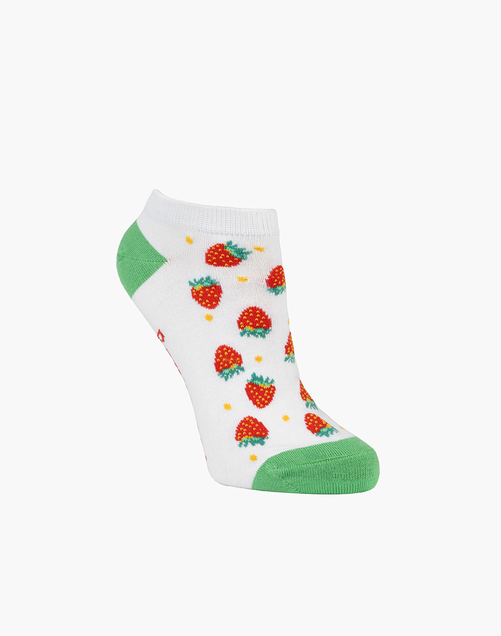 WOMENS STRAWBERRIES BAMBOO PED SOCK