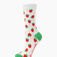 WOMENS STRAWBERRIES BAMBOO SOCK