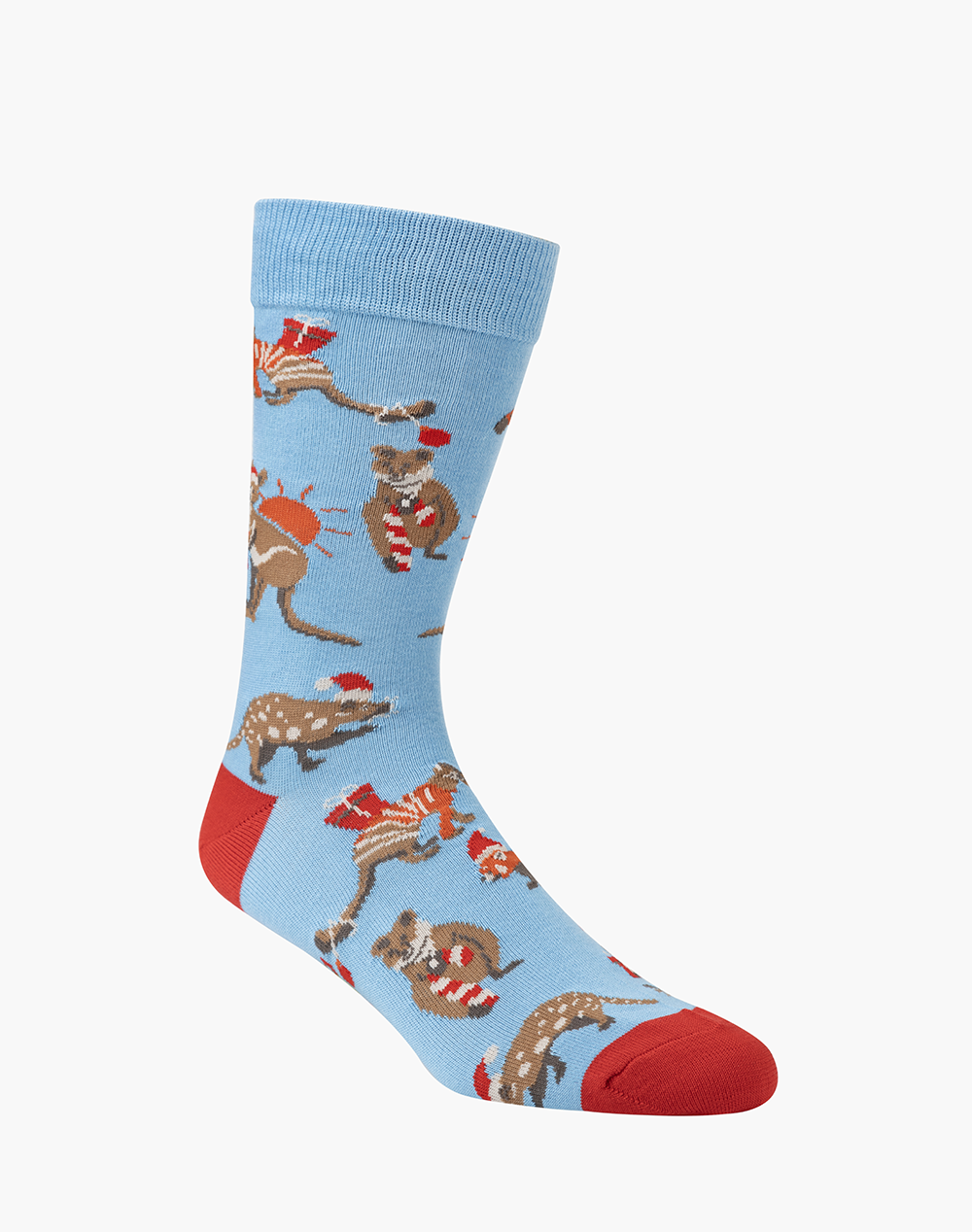 MENS XMAS MARSUPIALS BAMBOO SOCK