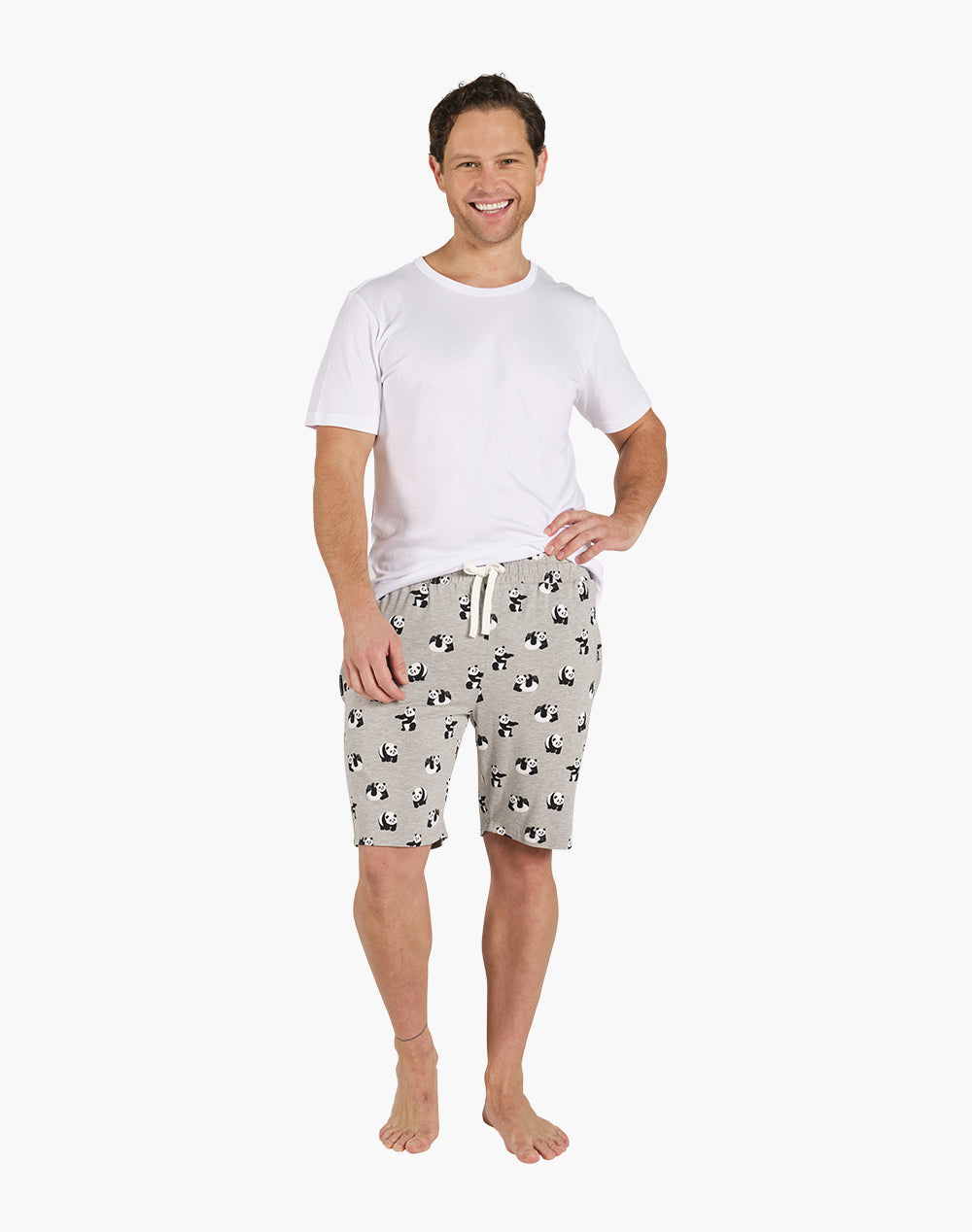 Mens jersey pyjama online shorts