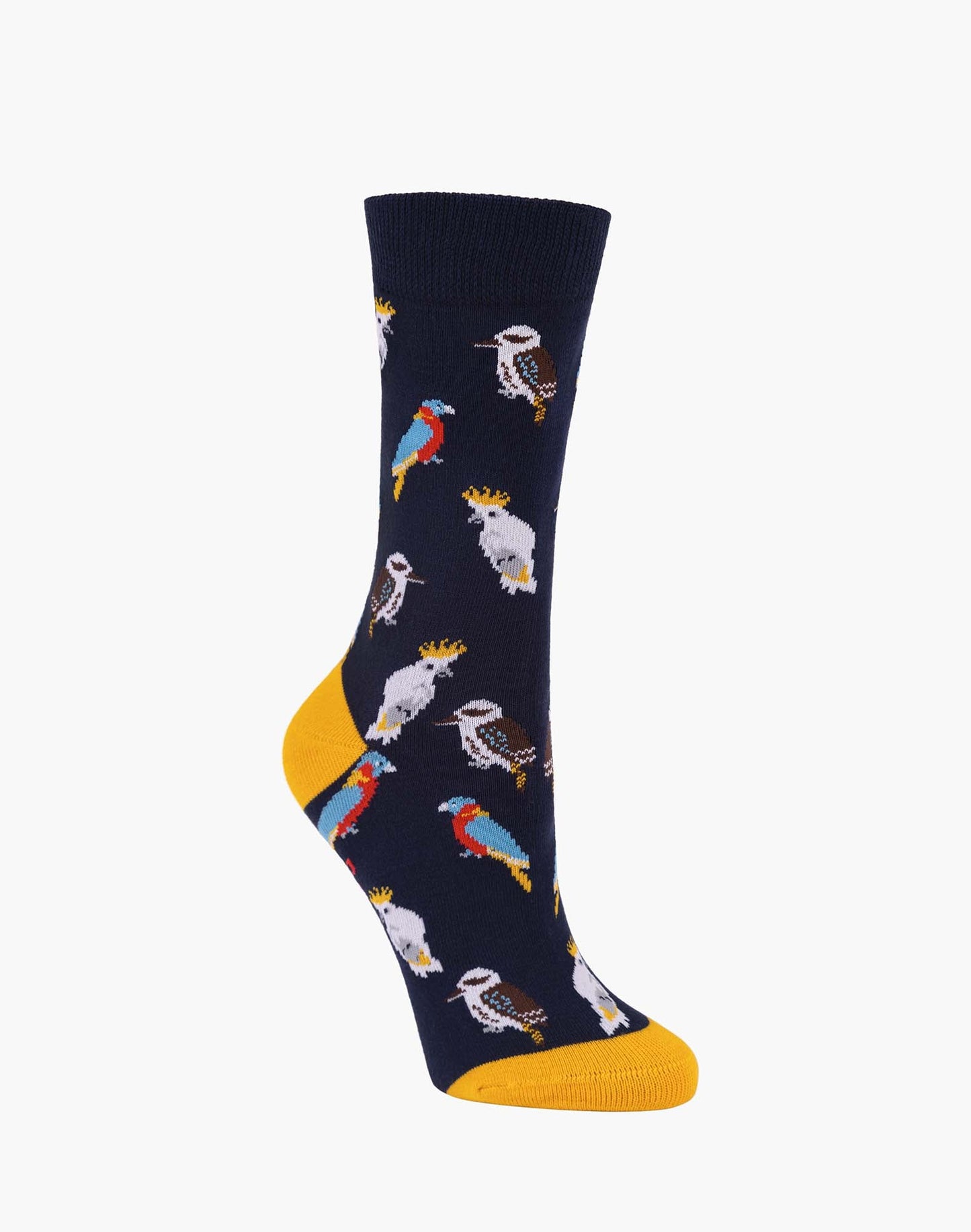 WOMENS AUSSIE BIRDS BAMBOO SOCK