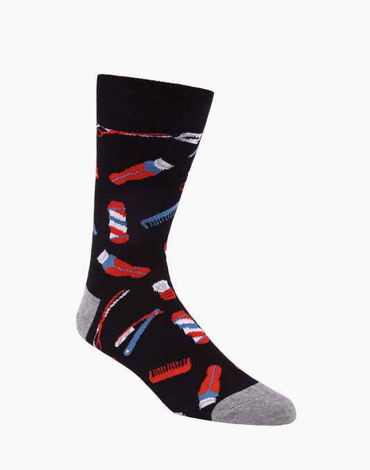 MENS BARBER SHOP BAMBOO SOCK