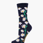 WOMENS DAISIES BAMBOO SOCK