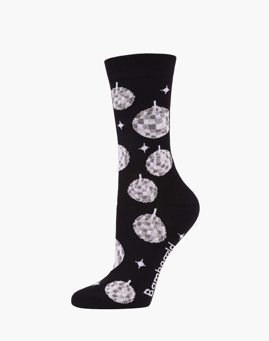 WOMENS DISCO BALL BOOGIE BAMBOO SOCK