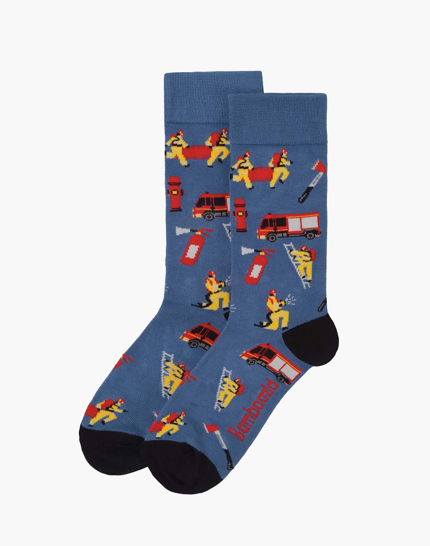 MENS FIRE FIGHTER BAMBOO SOCK