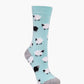 WOMENS FLUFFY SHEEP BAMBOO SOCK