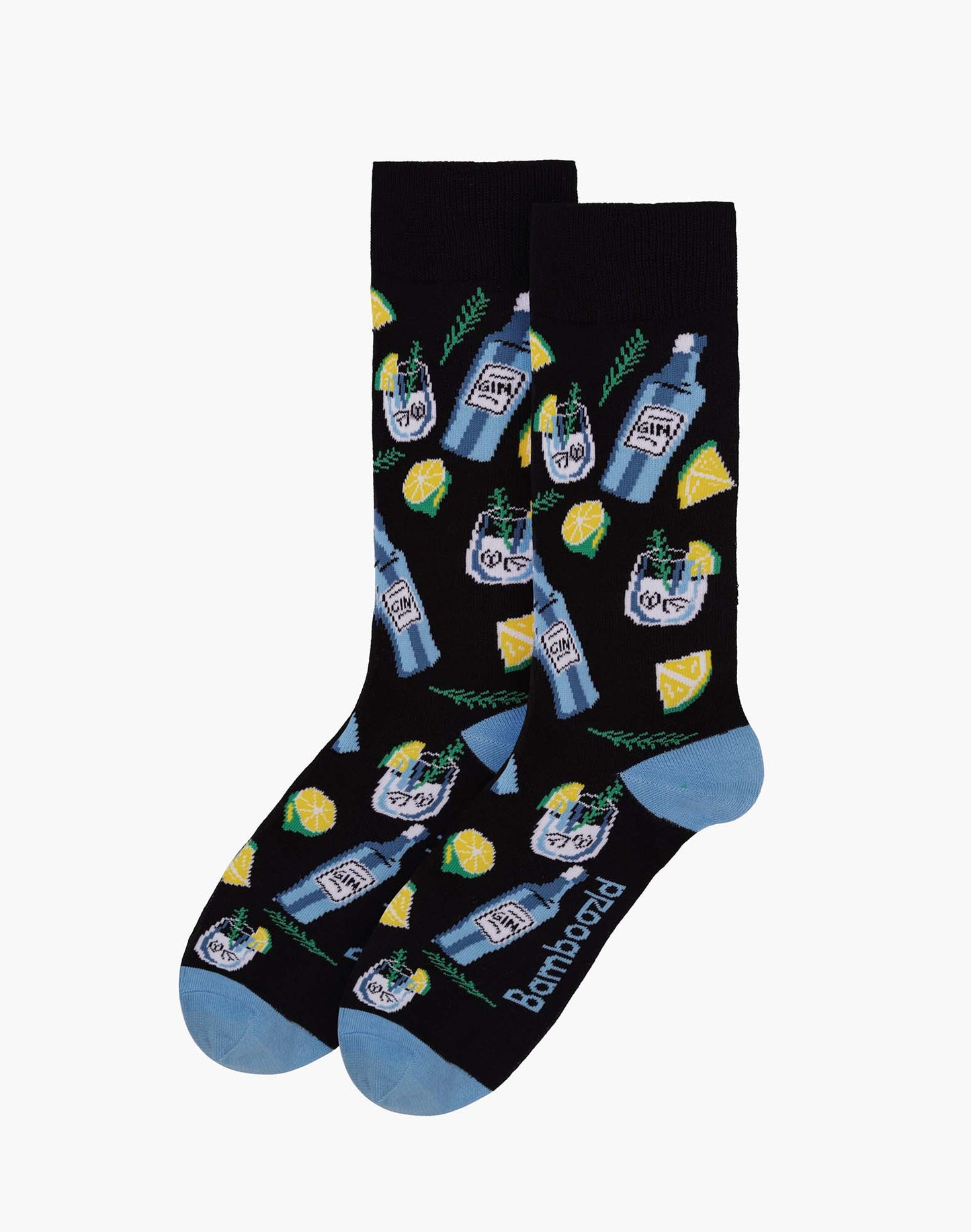 MENS GIN TONIC COCKTAIL BAMBOO SOCK