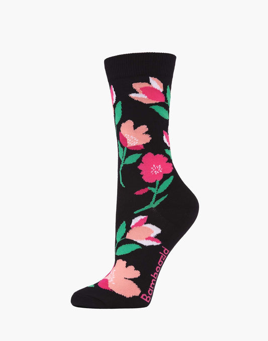 WOMENS MAGNOLIAS BAMBOO SOCK