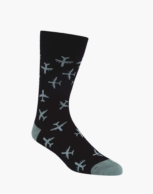 MENS PLANES BAMBOO SOCK - – Soft, Sustainable & Breathable