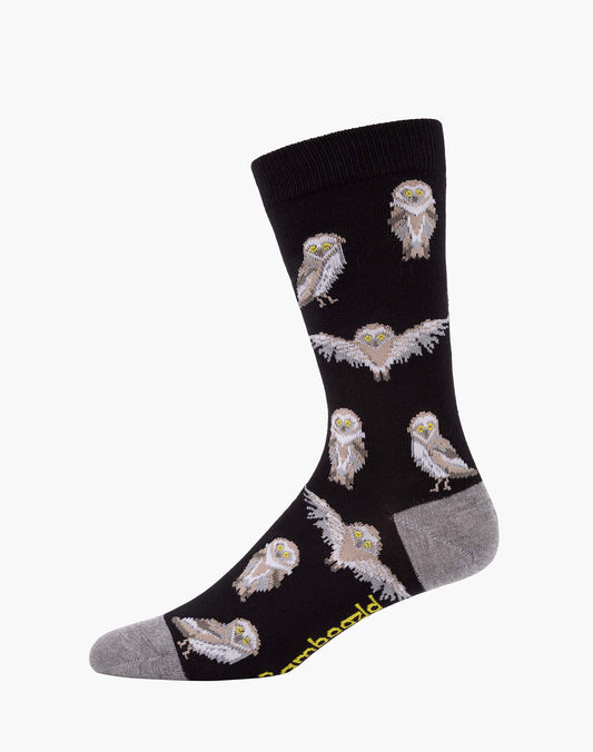 MENS MARGARET RIVER OWL BAMBOO SOCK