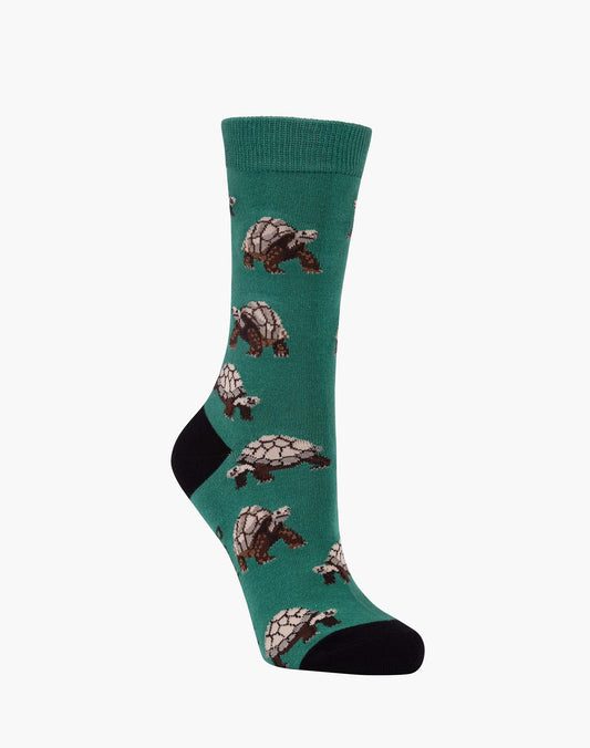 WOMENS GIANT TORTOISE BAMBOO SOCK